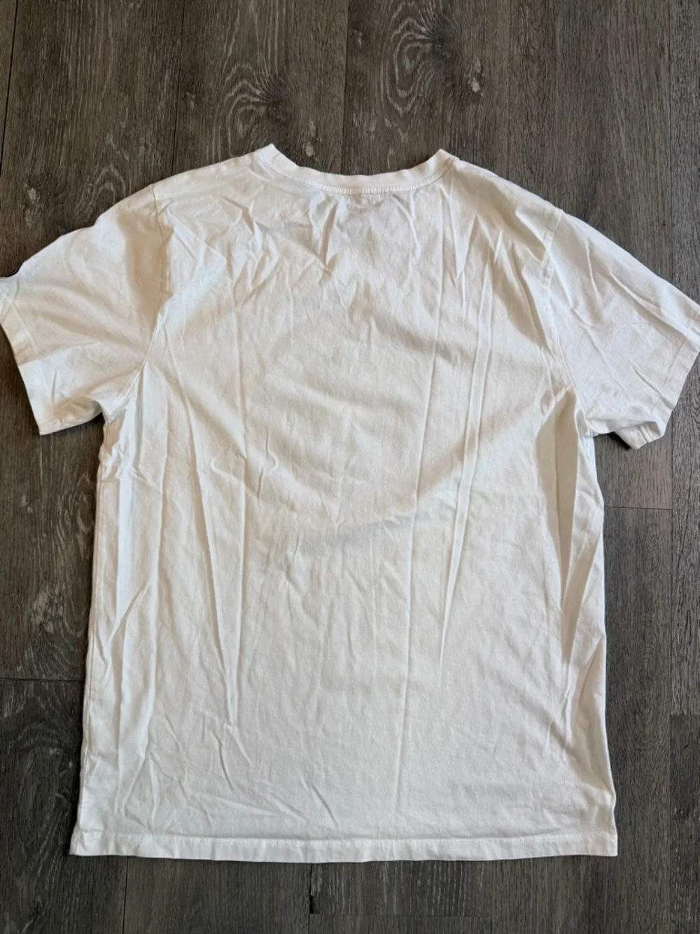 Wimbledon White Tee with Purple & Green Tennis Emblem - Picture 5 of 5